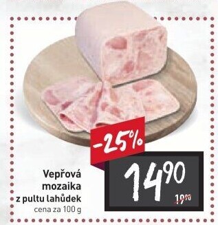 Šunka vepřová mozaika