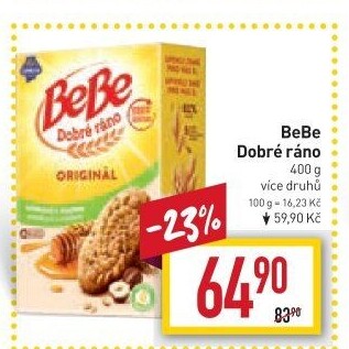 Sušenky BeBe Dobré ráno Opavia