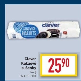 Sušenky kakaové Clever