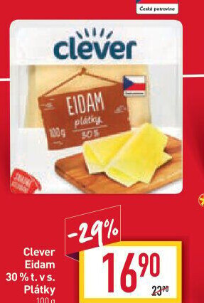 Sýr Eidam 30% Clever