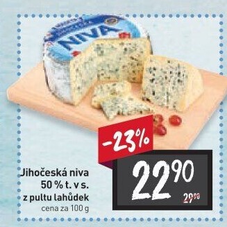 Sýr Niva Jihočeská 50% Madeta