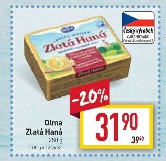 Tuk Zlatá Haná Olma