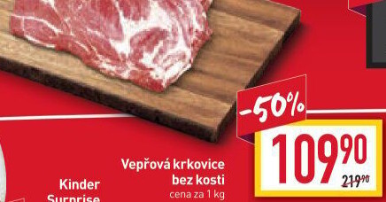 Vepřová krkovice bez kosti