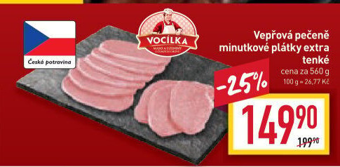 Vepřová pečeně bez kosti Vocílka