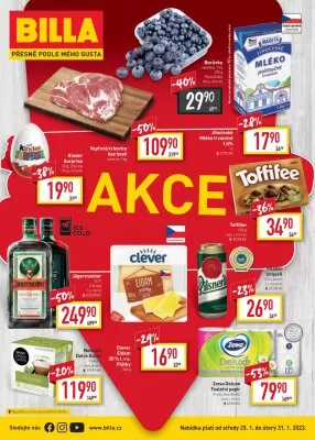 akční leták BILLA 25.1.2023-31.1.2023