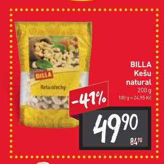 Kešu natural Billa
