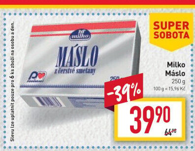 Máslo Milko
