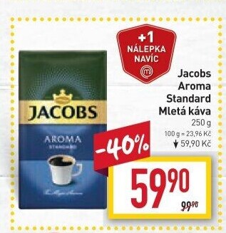 Mletá káva Jacobs Aroma Standard