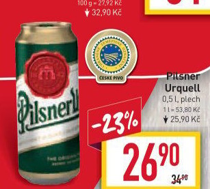 Pivo Pilsner Urquell