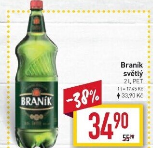 Pivo světlé Braník