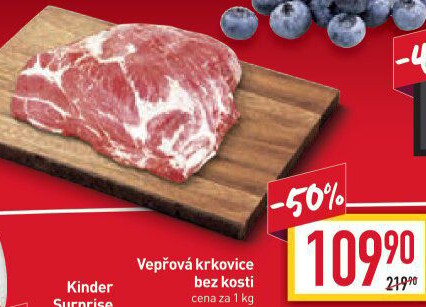 Vepřová krkovice bez kosti