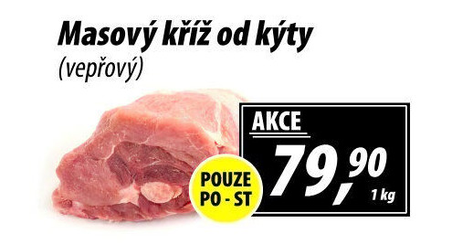 Vepřový kříž od kýty