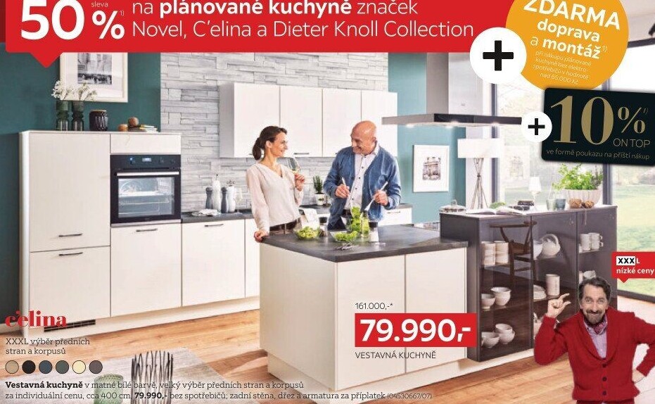 KUCHYNĚ, BEZ SPOTŘEBIČŮ