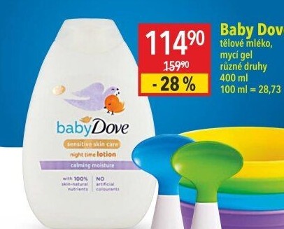 Tělové mléko Baby Dove