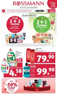 akční leták ROSSMANN drogerie 1.2.2023-14.2.2023