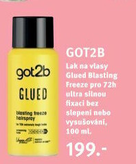 Lak na vlasy Got2b Schwarzkopf