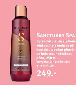 Sprchový olej Sanctuary Spa