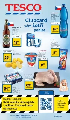 akční leták Tesco 1.2.2023-7.2.2023