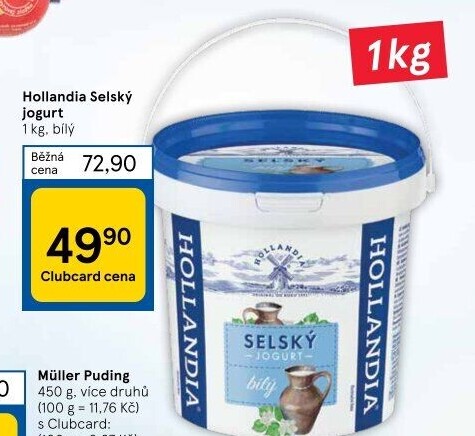 Bílý jogurt selský Hollandia
