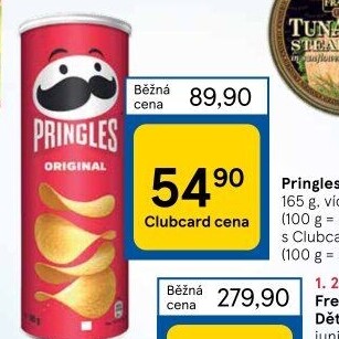Chipsy Pringles - tubus