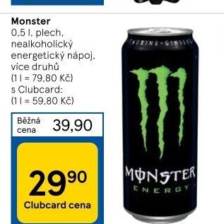 Energetický nápoj Monster Energy