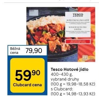 Hotová jídla Tesco