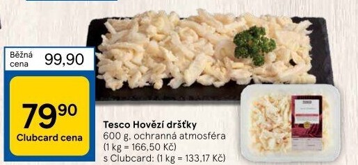 Hovězí dršťky Tesco