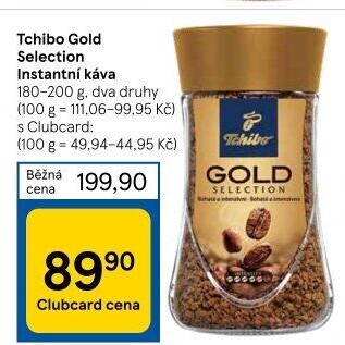 Instantní káva Tchibo Gold Selection