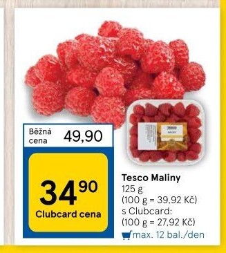 Maliny Tesco