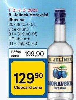 Pálenky Moravská řada Rudolf Jelínek