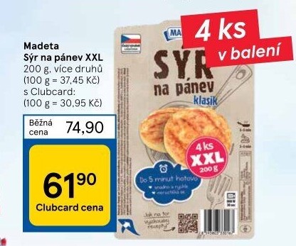 Sýr na pánev Madeta