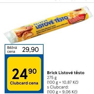 Těsto listové rozválené Brick