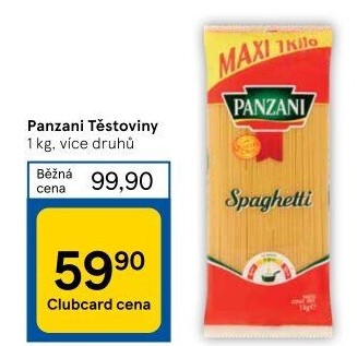 Těstoviny Panzani
