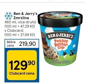 Zmrzlina v kelímku Ben&amp