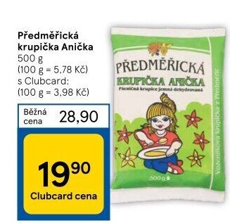 Dětská předměřická krupička Anička Mlýny J. Voženílek