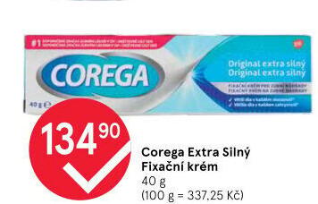 Fixační krém na zubní protézu Corega