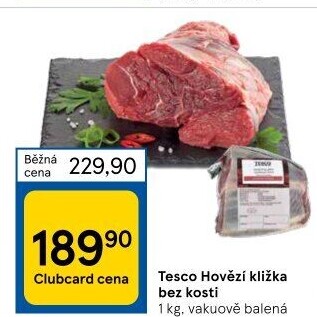 Hovězí kližka bez kosti Tesco