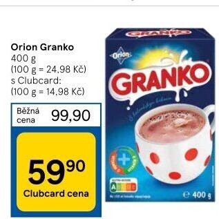 Instantní kakao Granko