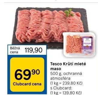Krůtí mleté maso Tesco