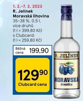 Pálenky Moravská řada Rudolf Jelínek