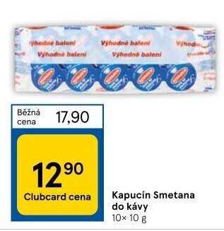 Smetánky do kávy Kapucín