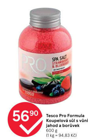 Sůl do koupele Pro Formula Tesco