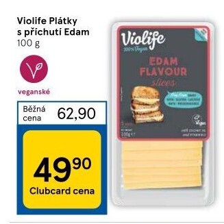 Veganský sýr Eidam Violife