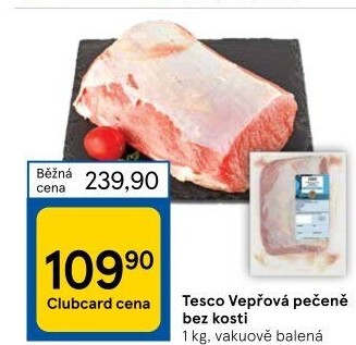 Vepřová pečeně bez kosti Tesco