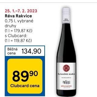 Vína Vinařství Réva Rakvice