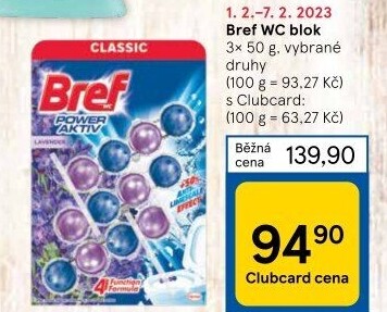 WC blok Bref