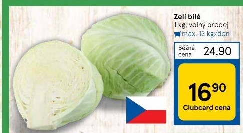 Zelí hlávkové bílé
