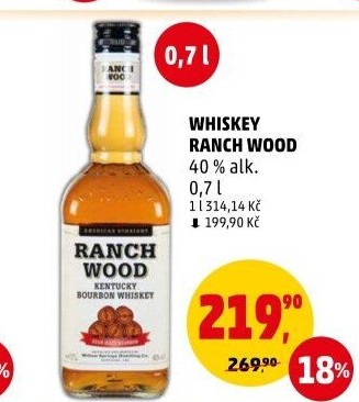 Bourbon whisky Ranch Wood Kentucky