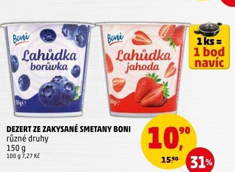 Dezert zakysaný Boni