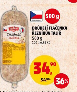 Drůbeží tlačenka Řezníkův talíř